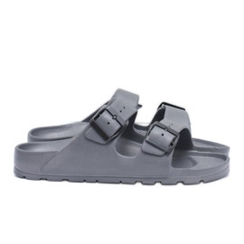Flameshoes Pantuflas grises Garden Light para hombre