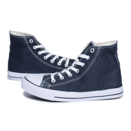 Flameshoes Zapatillas altas Fresko de hombre azul marino Flameshoes Zapatillas altas Fresko de hombre azul marino