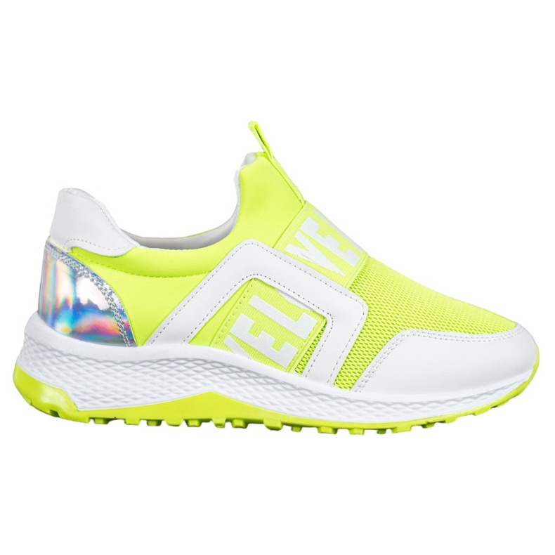 Seastar Slipons en la plataforma del amor blanco verde