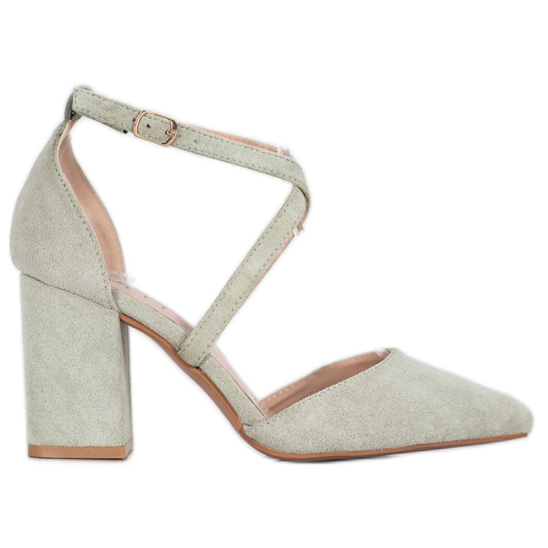 Seastar Zapatos de tacón de ante verde multicolor Seastar Zapatos de tacón de ante verde multicolor