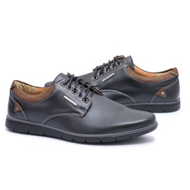 Zapatos Efrato negros para hombre
