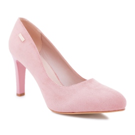 De Mujer Salón Rosa Con Tacón Ante Sergio Leone Campbell rosado