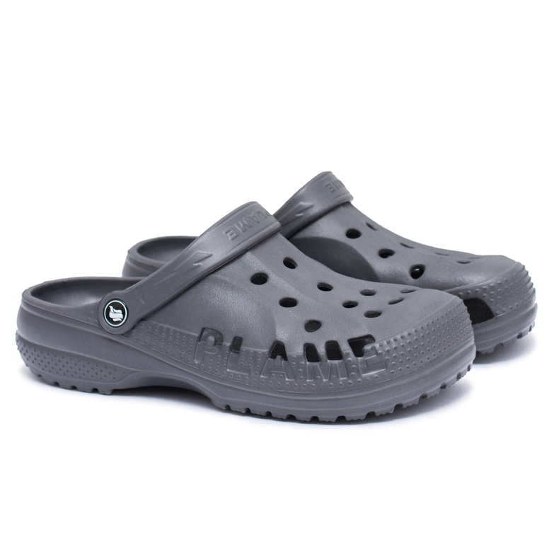 Flameshoes Pantuflas De Hombre Para Piscina Kroksy Eva Grey gris Flameshoes Pantuflas De Hombre Para Piscina Kroksy Eva Grey gris