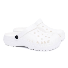 Flameshoes Pantuflas Hombre Para Piscina Kroksy Eva Blanco