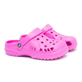 Flameshoes Zapatillas para niño, niña, crocs de espuma rosa para niños