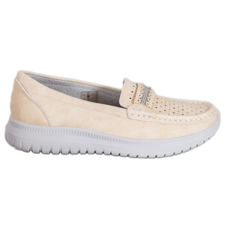 Small Swan Mocasines en la plataforma marrón Small Swan Mocasines en la plataforma marrón