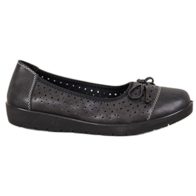 SHELOVET Bailarina calada en plataforma negro