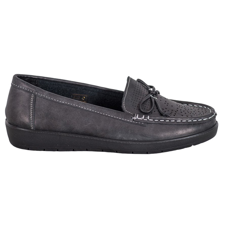SHELOVET Mocasines cómodos negro SHELOVET Mocasines cómodos negro