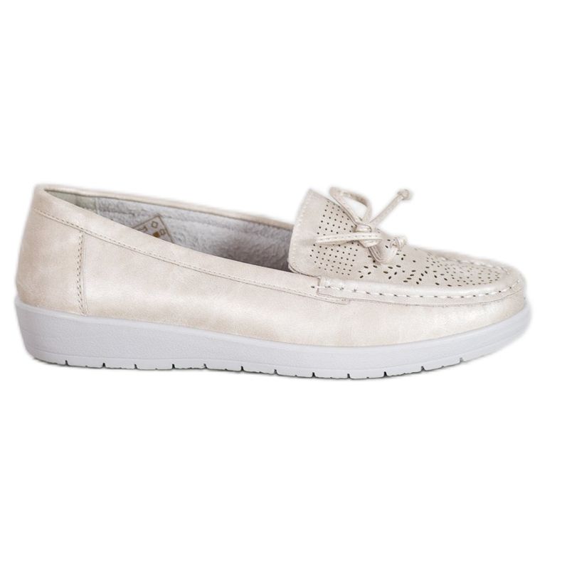 SHELOVET Mocasines cómodos dorado SHELOVET Mocasines cómodos dorado