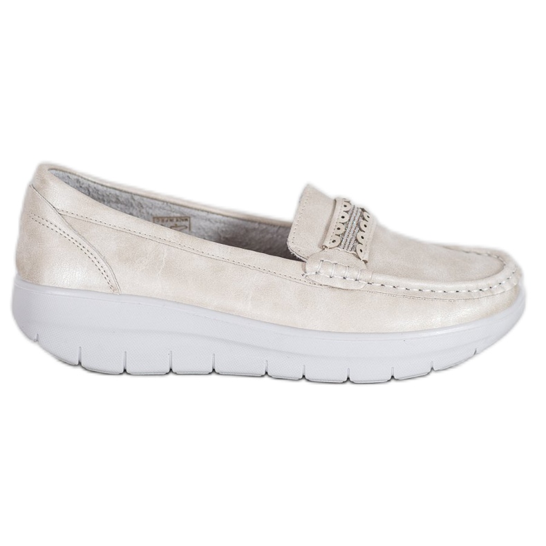 SHELOVET Mocasines cómodos en la plataforma amarillo SHELOVET Mocasines cómodos en la plataforma amarillo