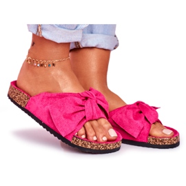 PS1 Pantuflas De Mujer En Lazos De Corcho Wendy Fucsia rosa