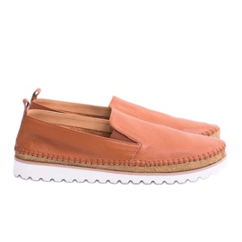 Mocasines de hombre en piel marrón Perlugo
