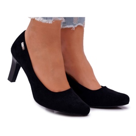 Salón Mujer Sergio Leone Black Suede Orsola negro