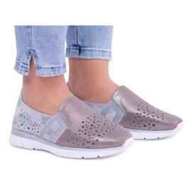 EVE Zapatillas Deportivas Mujer Piel Merido Gris