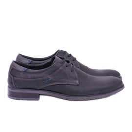 KOMODO Zapatos Santiago Elegantes Hombre Piel Negra negro