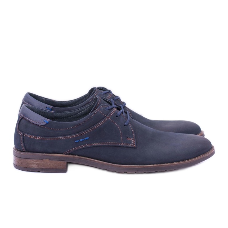 KOMODO Zapatos Elegantes en Piel Hombre Santiago Azul Marino