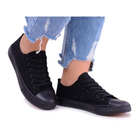 Zapatillas clásicas de mujer negras Omerta negro