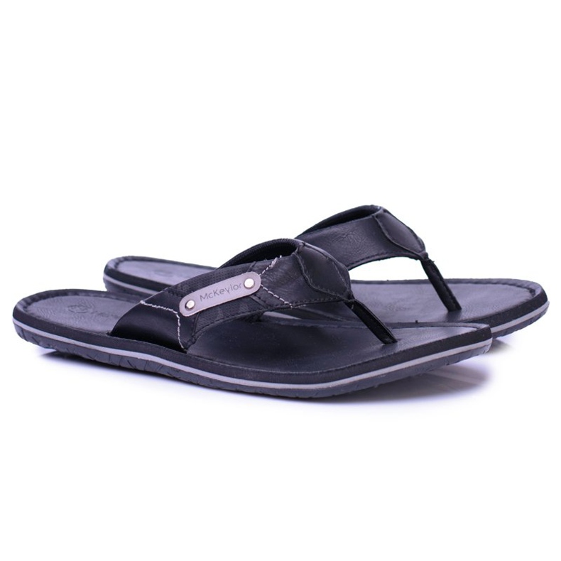 Mckeylor Chanclas Ayumu ligeras negras negro