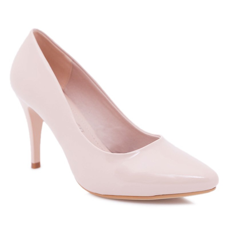 Tacones de mujer Sergio Leone Lacado Beige Greca