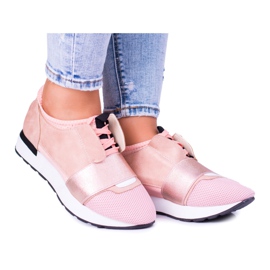 Zapatillas deportivas rosa mujer Lu Boo Madoni rosado