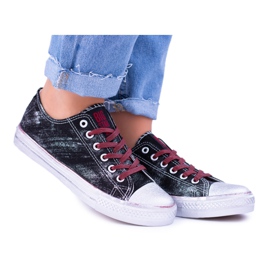 Zapatillas Big Star Black Plateadas BB274013 negro