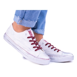 Zapatillas Big Star Blancas Plateadas BB274014 blanco