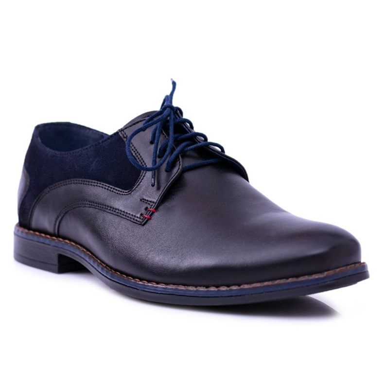 Zapatos Zinedine Nikopol de cuero negro para hombre