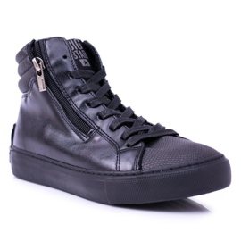 Zapatillas altas negras para mujer Big Star BB274728 negro