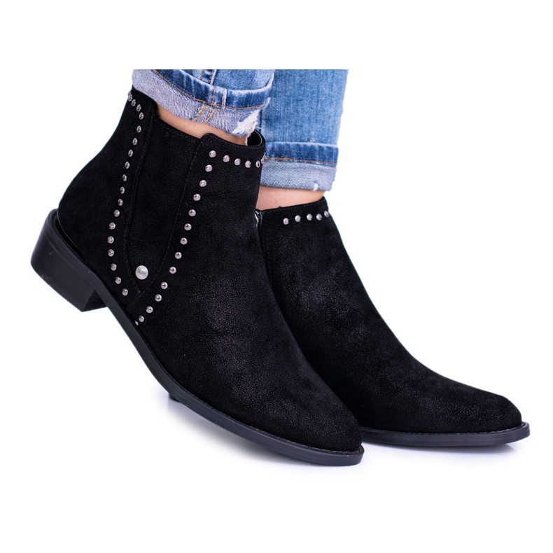 Botas Jodhpur Big Star Black para mujer BB274529 negro