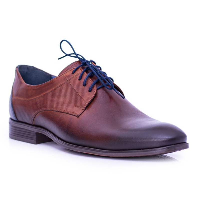 Nikopol Zapatos Brogues De Cuero Marrón Para Hombre Tradicionales