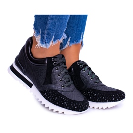 Zapatillas Deportivas Mujer Negras Con Lentejuelas Lu Boo Infinitiale negro Zapatillas Deportivas Mujer Negras Con Lentejuelas Lu Boo Infinitiale negro