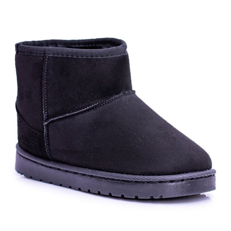FRROCK Botas de nieve para niños de color negro cálido para jóvenes Gooby