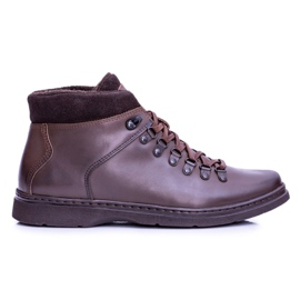 Neex Botas de cuero marrones con aislamiento para hombre Botines Timmo marrón Neex Botas de cuero marrones con aislamiento para hombre Botines Timmo marrón