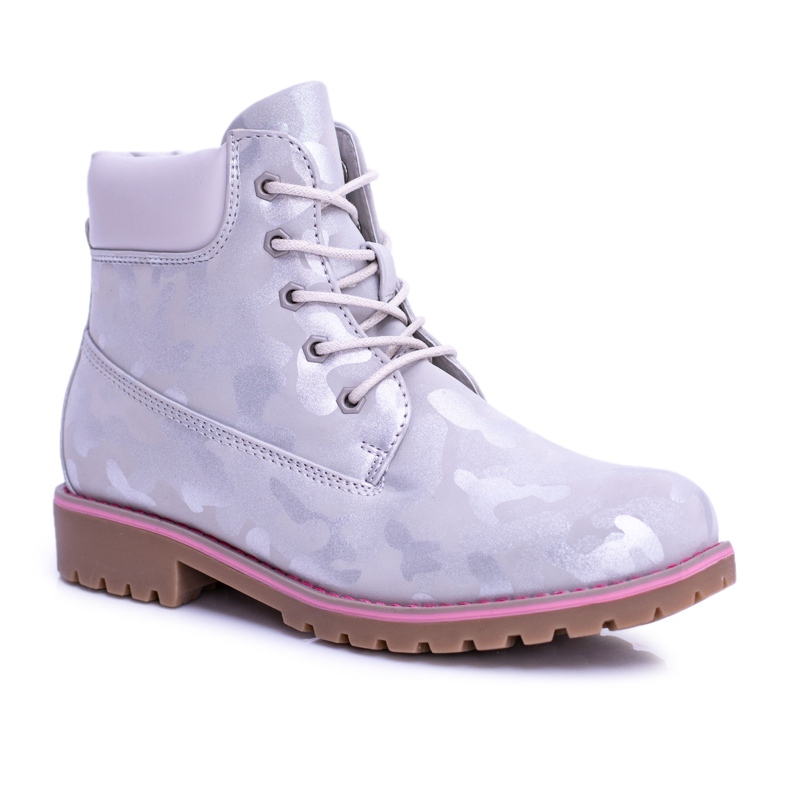 EVE Botas juveniles cálidas grises para niños Trappers MoroStyle