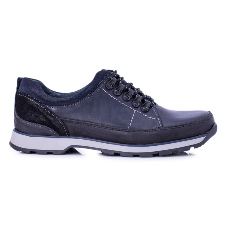 KOMODO Zapatos Brogues para Hombre Azul Marino Outdoor Ivar2