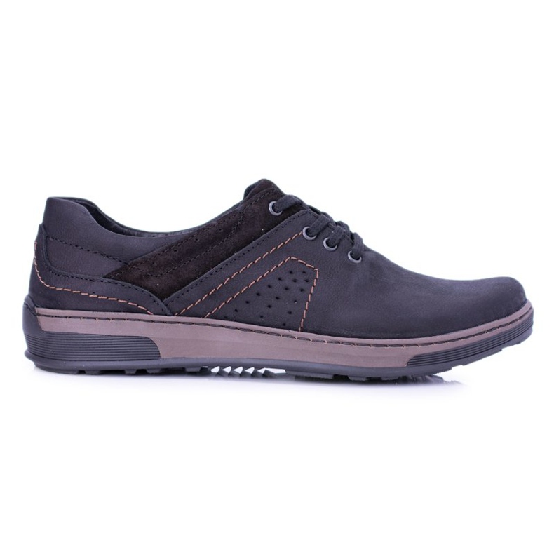 KOMODO Zapatos Ventrillo Casual Hombre Negro