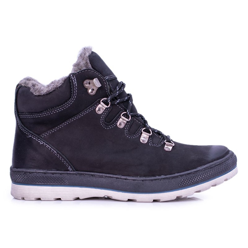 Mario Boschetti Botas Calientes Hombre Piel Negra Abelo negro