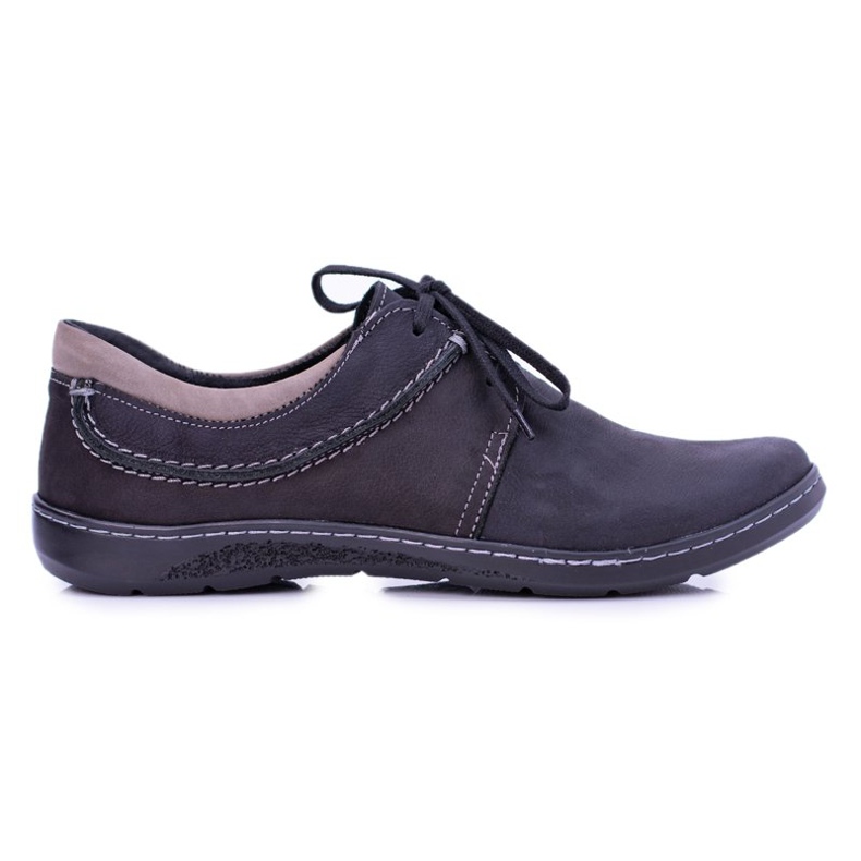 KOMODO Zapatos Hombre Negro Piel Nubuck Fuego KOMODO Zapatos Hombre Negro Piel Nubuck Fuego