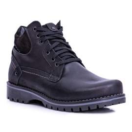 Botas negras para hombres y jóvenes calentadas con vellón Komodo 885 negro
