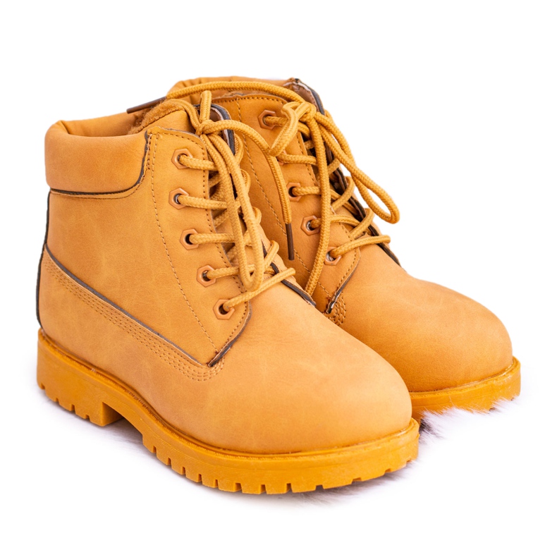 FRROCK Botas Niños Warm Trappers Camel Dexter marrón