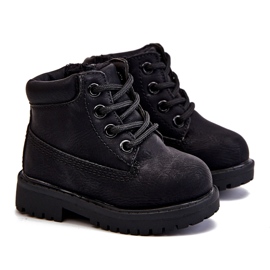 FRROCK Botas Trappers Negras Calentadas Infantiles Dexter negro negro