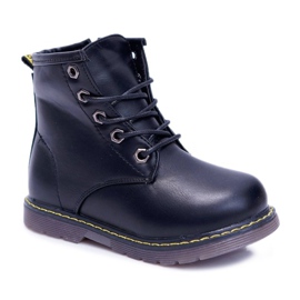 Botas Infantiles Calentadas Con Piel Trappers Ferrero Negras negro