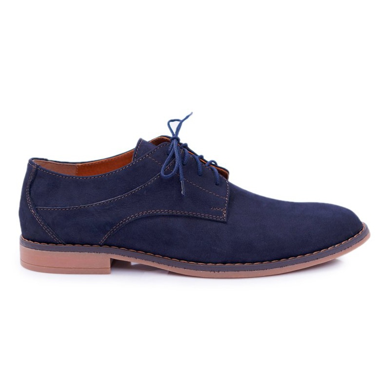 Bednarek Polish Shoes Zapatos Brogues Bednarek Nubuck Navy Atletos para Hombre azul