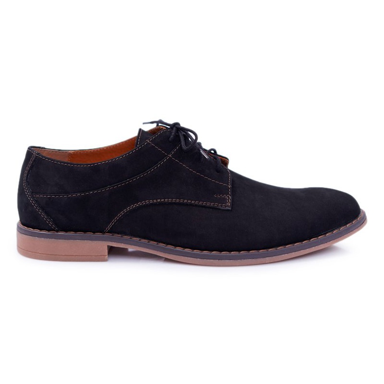 Bednarek Polish Shoes Brogues para hombre Bednarek Nubuck Black Atletos negro