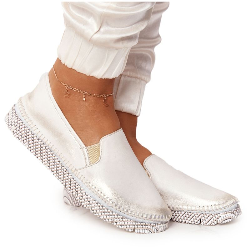 Brogues para mujer Maciejka Leather Slip-on Gold 03512-25 dorado Brogues para mujer Maciejka Leather Slip-on Gold 03512-25 dorado