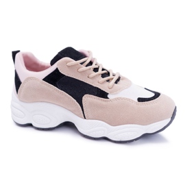 NFR Zapatillas Deportivas Mujer Ante Beige Lollipop