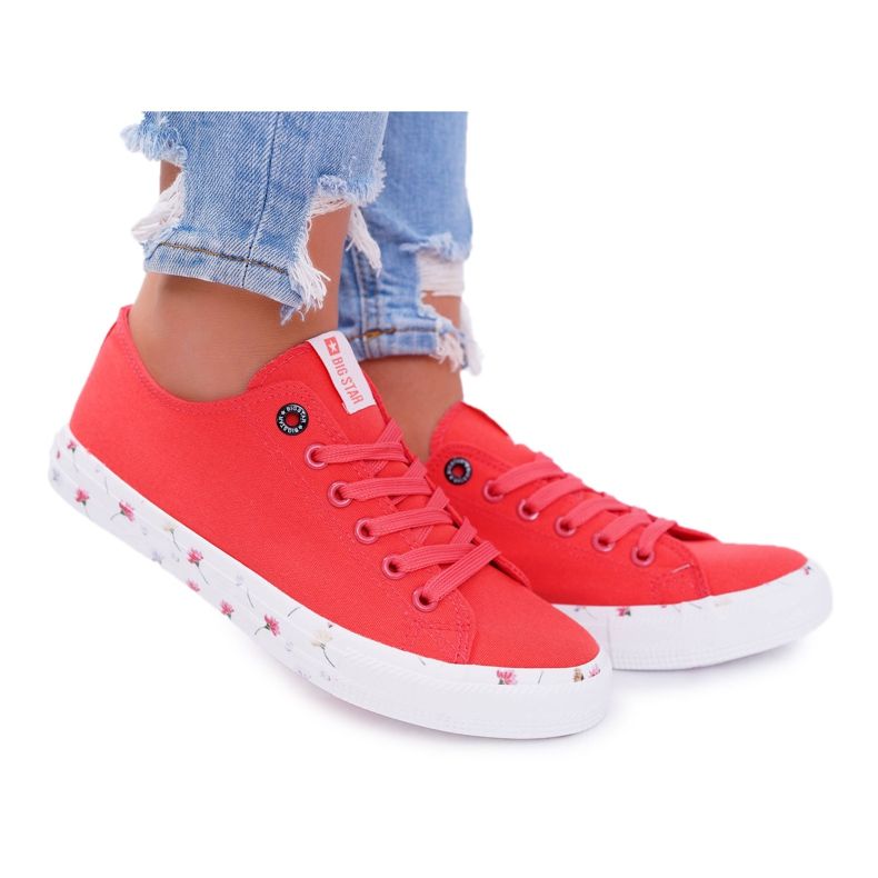 Zapatillas de Mujer Low Big Star Red DD274709 rojo