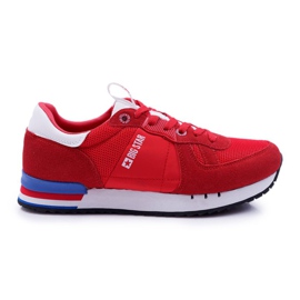 Zapatos Deportivos para Hombre Big Star Suede Leather Red DD174322 rojo