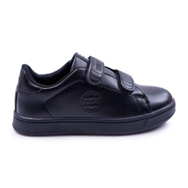 Zapatillas para niños Big Star con velcro Negro DD374028