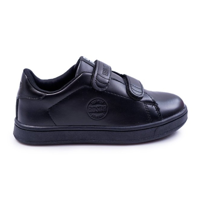 Zapatillas para niños Big Star con velcro Negro DD374028